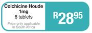 Colchicine Houde 1mg-6 Tablets