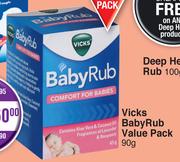 Vicks BabyRub Value Pack-90g Each