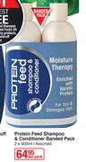 Protein Feed Shampoo & Conditioner Banded Pack Assorted-2 x 400ml Per Pack
