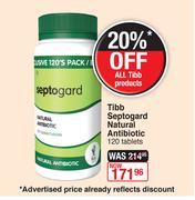 Tibb Septogard Natural Antibiotic-120 Tablets