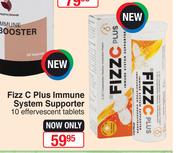 Fizz C Plus Immune System Supporter-10 Effervescent Tablets