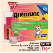 Airmune Immune System Supporter Value Pack-30 Effervescent Tablets