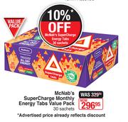 McNab's SuperCharge Monthly Energy Tabs Value Pack-30 Sachets