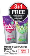 McNab's SuperCharge Natural Energy Shot Assorted-15ml Each