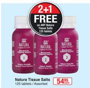 Natura Tissue Salts-125 Tablets Each