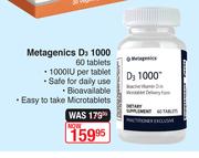 Metagenics D3 1000-60 Tablets