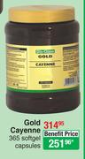 Gold Cayenne-365 Softgel Capsules