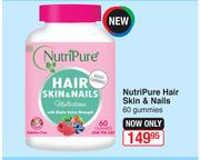 NutriPure Hair Skin & Nails-60 Gummies