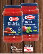 Barilla Pasta Sauces Assorted-400g Each