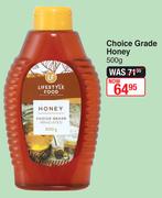 Lifestyle Foods Choice Grade Honey-500g