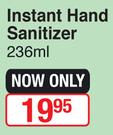 Nature's Nourishment Instant Hand Sanitiser-236ml