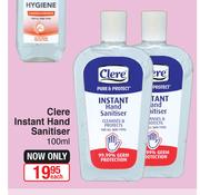 Clere Instant Hand Sanitiser-100ml Each