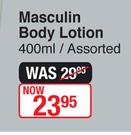 Lentheric Masculin Body Lotion Assorted-400ml