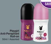 Playgirl Anti Perspirant Roll-On Assorted-2 x 50ml