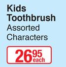 Colgate Kids Toothbrush Assorted Characters-Each