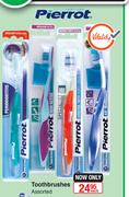 Pierrot Toothbrushes Assorted-Each