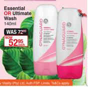Gyna Guard Essential Or Ultimate Wash-140ml Each