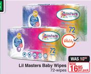 Lil Masters Baby Wipes-72 Wipes Per Pack