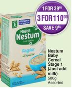 Nestle Nestum Baby Cereaal Stage 1 (Just Add Milk) Assorted-3 x 500g