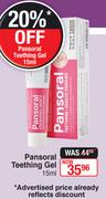 Pansoral Teething Gel-15ml