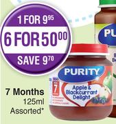 Purity 7 Months Assorted-6 x 125ml