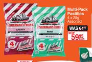 Fisherman Friend Multi Pack Pastilles Assorted-4 x 25g
