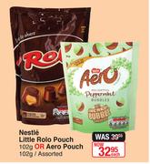 Nestle Little Rolo Pouch-102g Or Aero Pouch Assorted 102g-Each