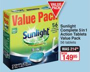 Sunlight Complete 5 In 1 Action Tablets Value Pack-56 Tablets Per Pack