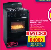 Defy Kitchen Master 4 Plate Stove