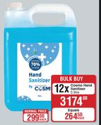 Cosmo Hand Sanitiser-12 x 5Ltr