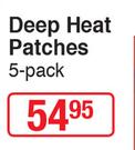 Deep Heat Patches 5 Pack
