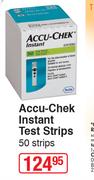 Accu Chek Instant Test Strips 50 Strips