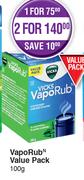 Vicks Vapo Rub Value Pack-2 x 100g