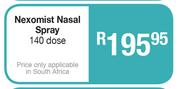 Nexomist Nasal Spray 140 Dose