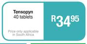 Tensopyn 40 Tablets
