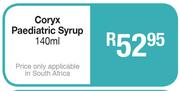 Coryx Paediatric Syrup-140ml