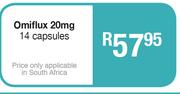 Omiflux 20mg 14 Capsules