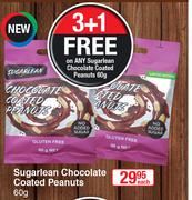 Sugarlean Chocolate Coated Peanuts-60g Each