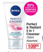 Nivea Perfect & Radiant 3 In 1 Cleanser-150ml