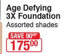 Revlon Age Defying 3X Foundation (Assorted Shades)