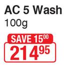 Benzaderm AC 5 Wash-100g