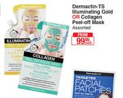 Dermactin-TS Illuminating Gold Or Collagen Mask Assorted-Each