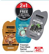 Freeman Face Mask Sachet Assorted-15ml Each