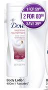 Dove Body Lotion-400ml Each