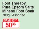 Good Stuff Foot Therapy Pure Epsom Salts Mineral Foot Soak Assorted-700g