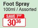 Good Stuff Foot Spray Assorted-100ml