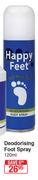Happy Feet Deodorising Foot Spray-120ml
