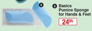 Basics Pumice Sponge For Hands & Feet