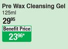 Hair Go Pre Wax Cleansing Gel-125ml