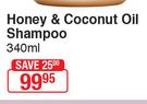 African Pride Moisture Miracle Honey & Coconut Oil Shampoo-340ml